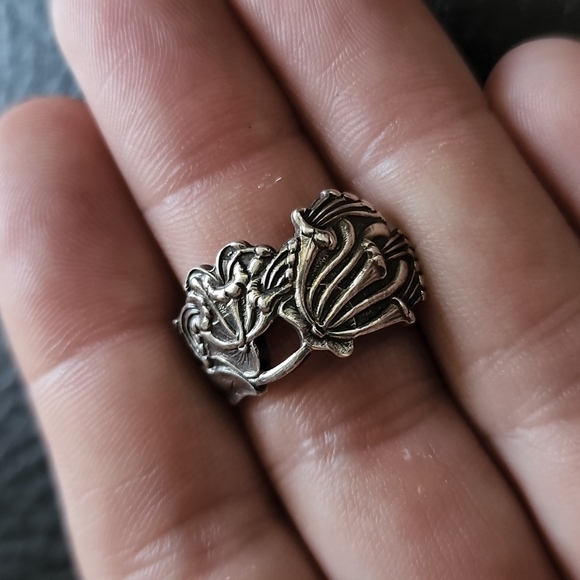 VTG TH. MARTHINSEN sterling spoon ring- size 6 - Picture 6 of 11